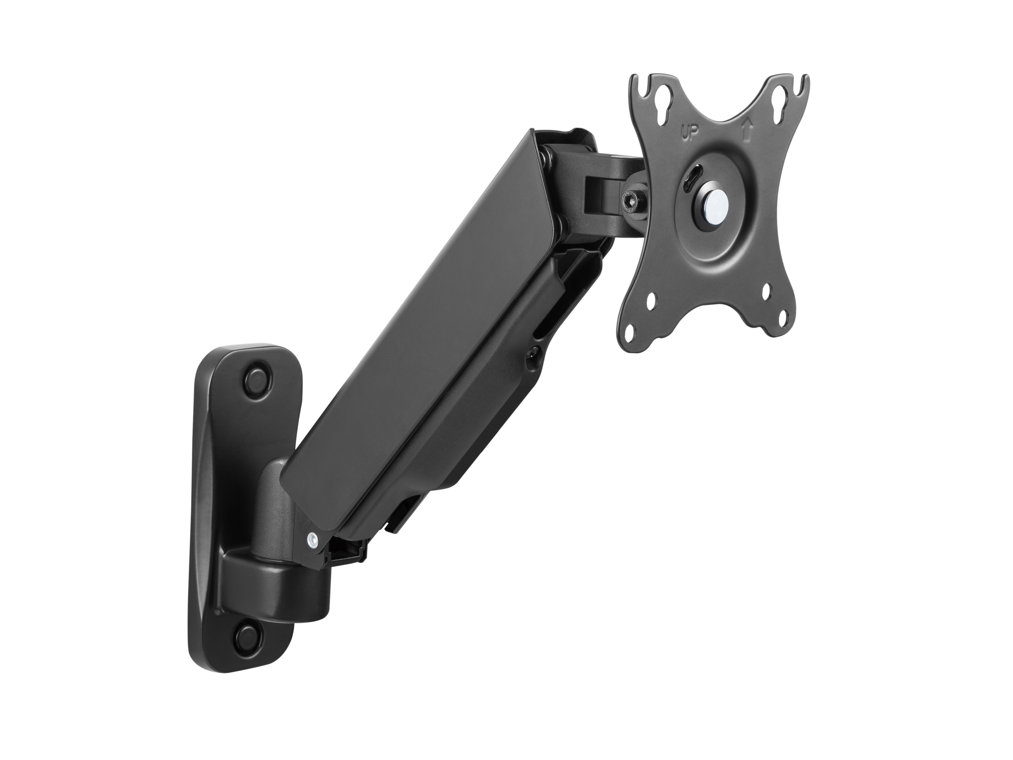 Equip 17"-32" Single Monitor Wall-Mounted Bracket - Arm length:334mm - Screws - 9 kg - 43.2 cm (17") - 81.3 cm (32") - 100 x 100 mm - Black