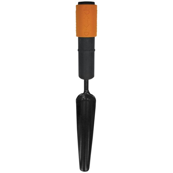 Fiskars 1000731 - Transplantoir - Plastique - Acier - Noir - Orange - Pointe ronde - Ergonomique - 32,8 cm
