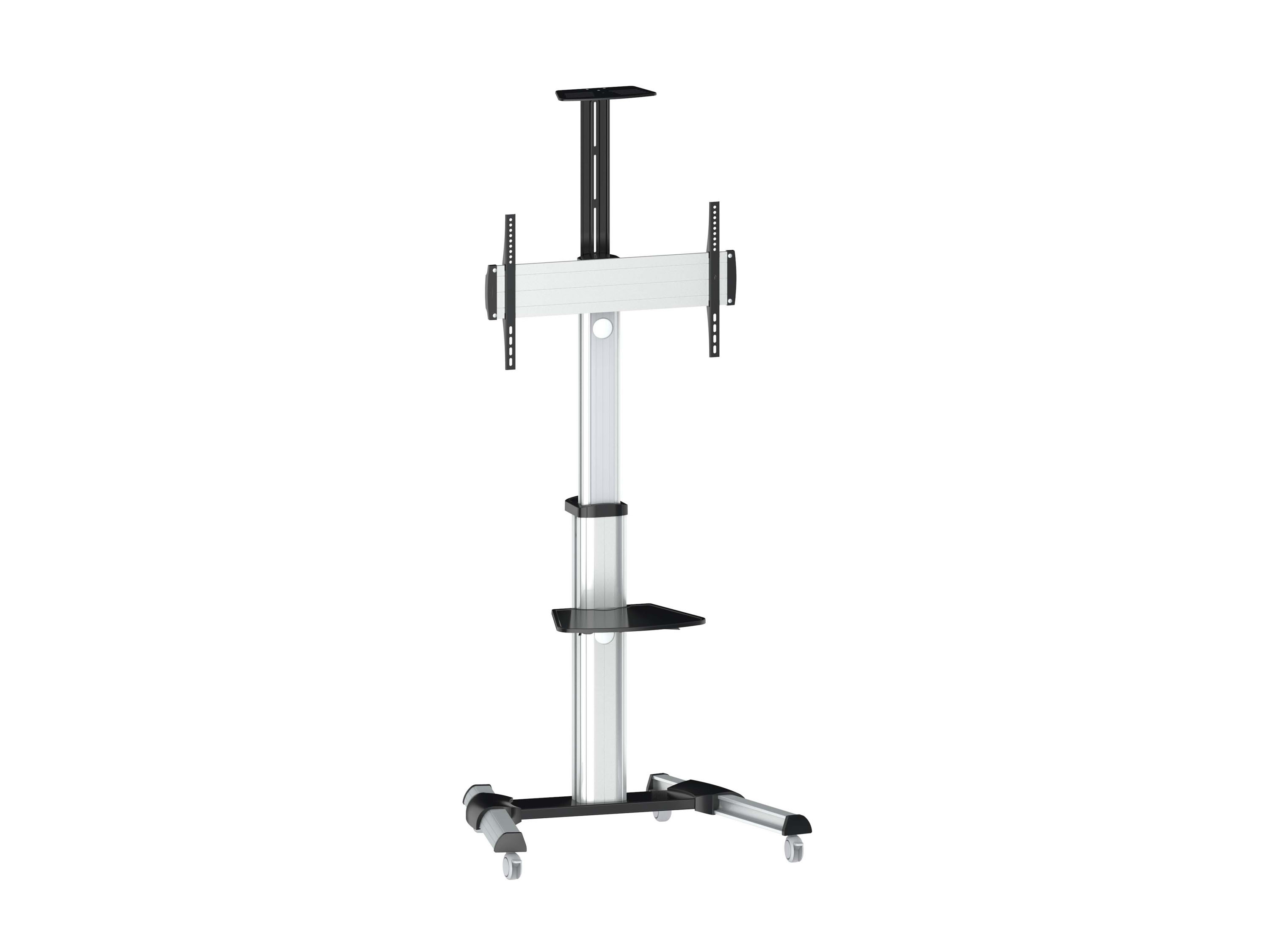 Chariot TV pivotant à 90° Equip pour écran simple - 50 kg - 94 cm (37") - 177,8 cm (70") - 200 x 200 mm - 600 x 400 mm - 12 - 5°