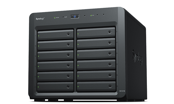 Synology DX1215II Disk Array 12 baies (SATA-600)