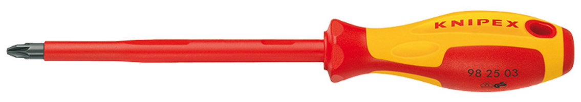 Tournevis Pozidriv VDE KNIPEX PZ 3 - 150 mm