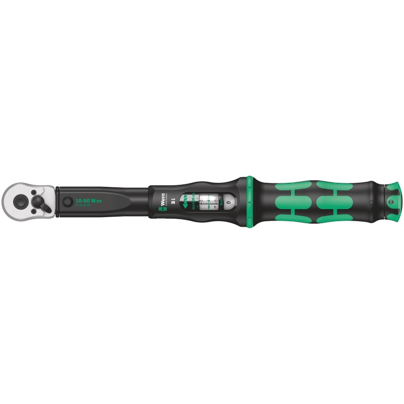 Wera Click-Torque B 1 - Clé à douille - 1 pièce(s) - Noir, Vert