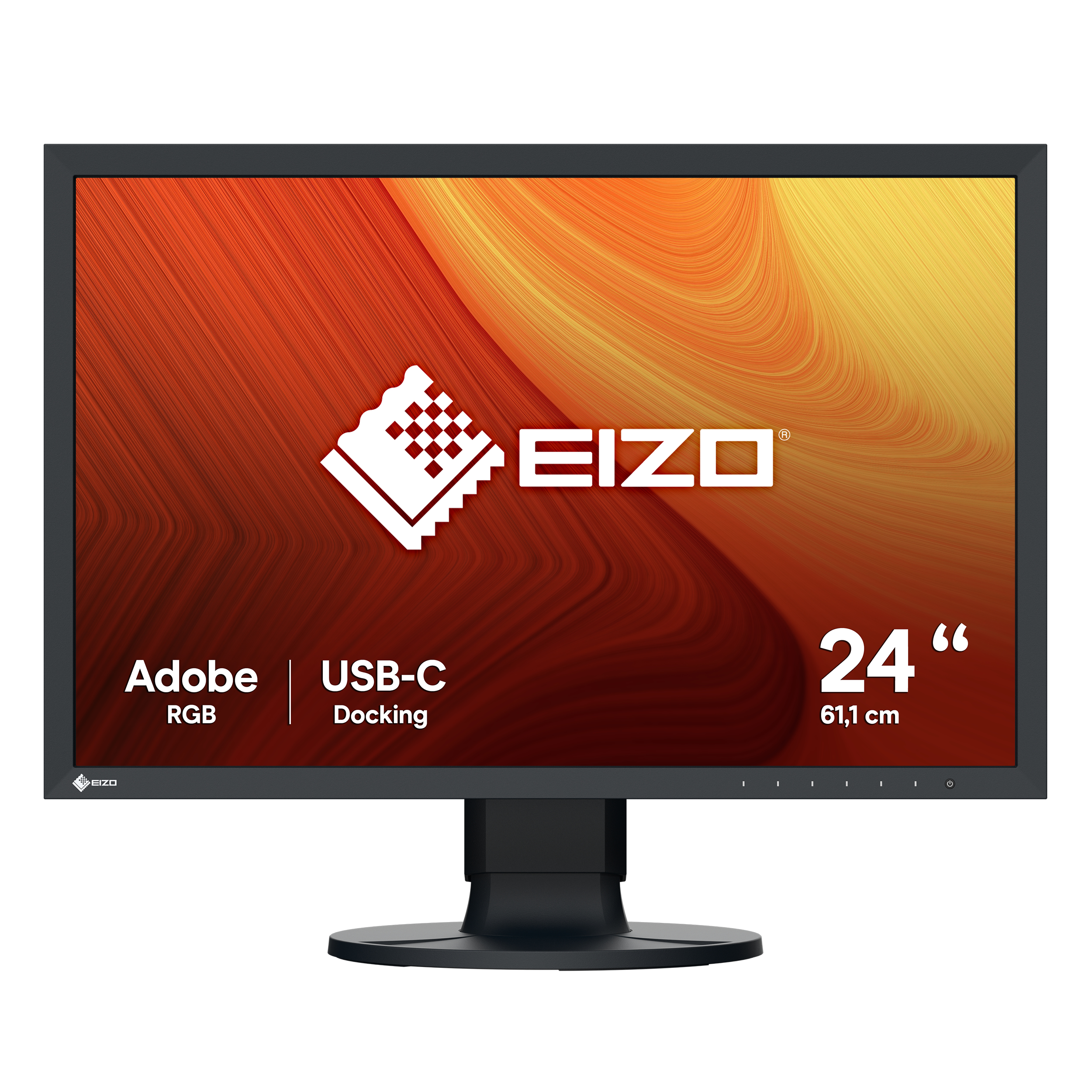 EIZO 61,0 cm (24") CS2400S 16:10 HDMI+DP+USB-C IPS noir - Écran plat - 24"