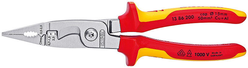 KNIPEX 13 86 200 - Pince à becs effilés 200 mm 280 g