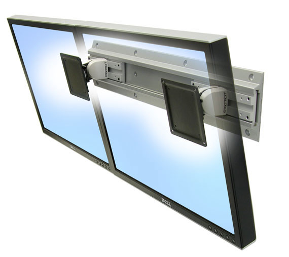 Ergotron Neo-Flex Dual Monitor Wall Mount - Flatscreen Accessory Wall Mount