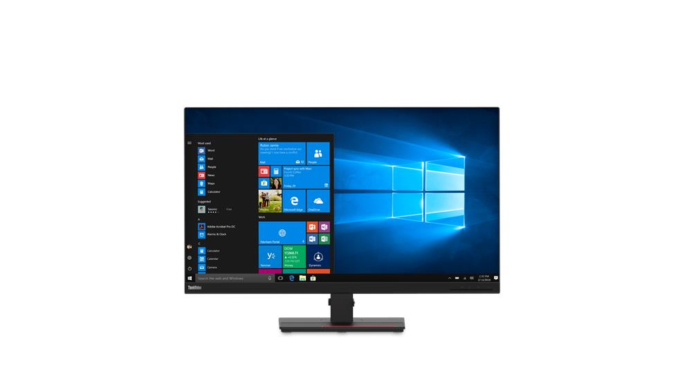 ThinkVision T32h-20 - LED-Monitor - 80 cm (32") (32" sichtbar) - 2560 x 1440 QHD - IPS - 350 cd/m? - 1000:1 - 4 ms - HDMI, DisplayPort, USB-C - Raven Black - 61F1GAT2EU