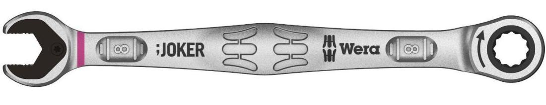 Wera Joker - 8 mm - Stainless steel - Chrome-molybdenum steel - Chrome - Matt - Germany - 5073268001