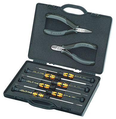 KNIPEX 00 20 18 ESD Electronics Pliers Set - 00 20 18 ESD
