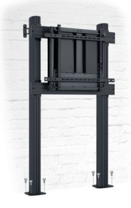 Hagor HP Counterbalanced Floor-Wall - 60 kg - 116.8 cm (46") - 177.8 cm (70") - 800 x 400 mm