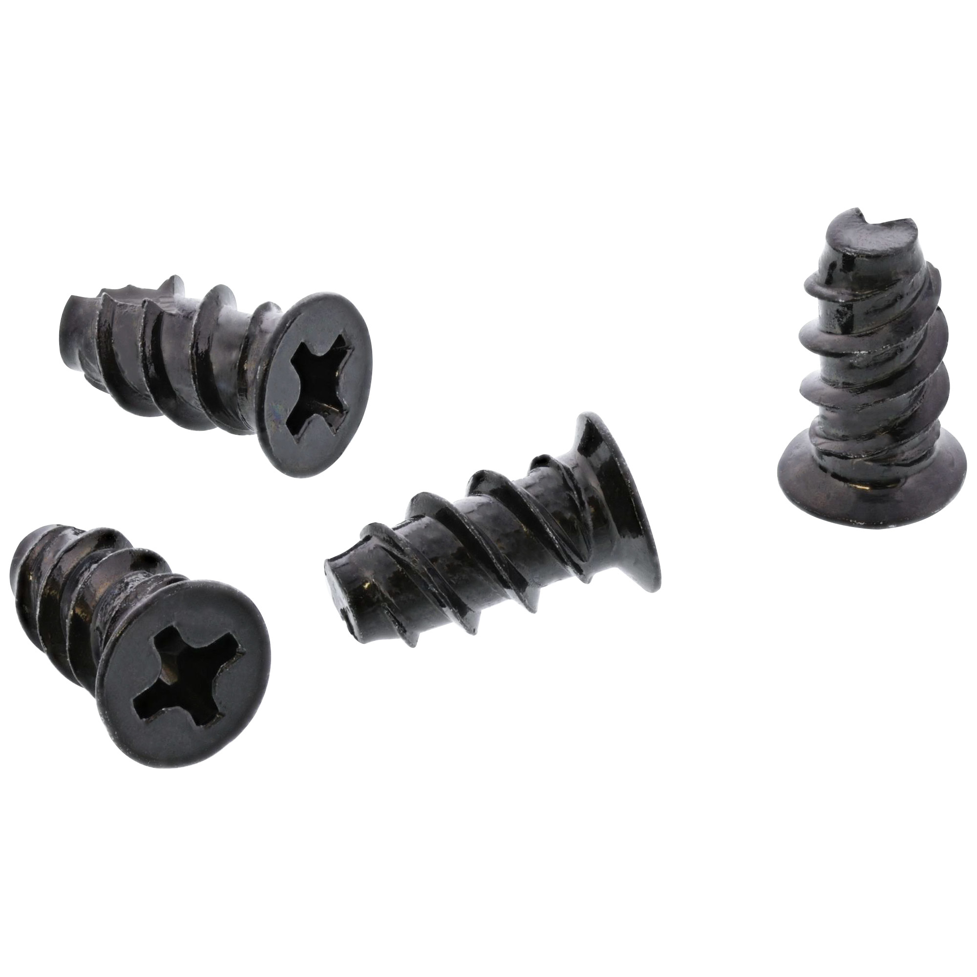Vis pour ventilateur en ligne 5 x 10 mm, 50 pièces, noires