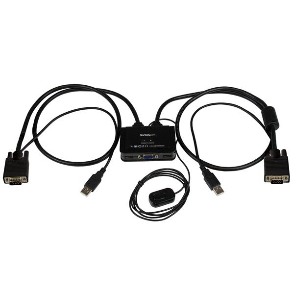 StarTech 2 Port USB VGA Cable KVM Switch USB Powered - SV211USB