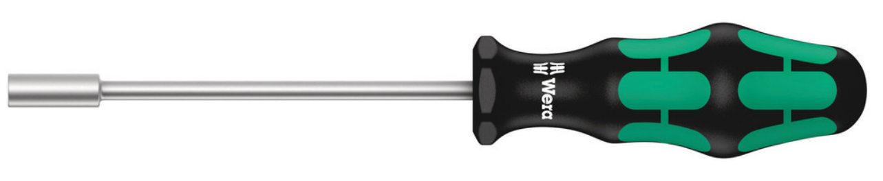 Tournevis à douille Wera 395 - 33 mm - 22,3 cm - 33 mm - 66 g - Noir/vert