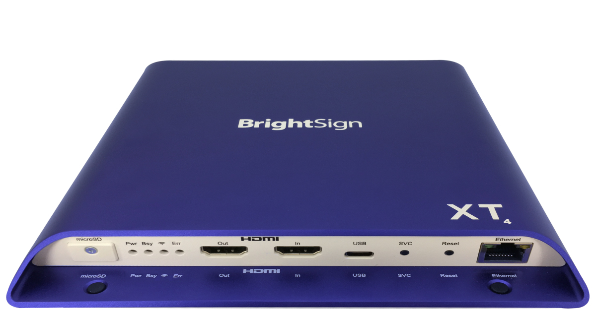 BrightSign XT1144 - Lecteur d'affichage numérique