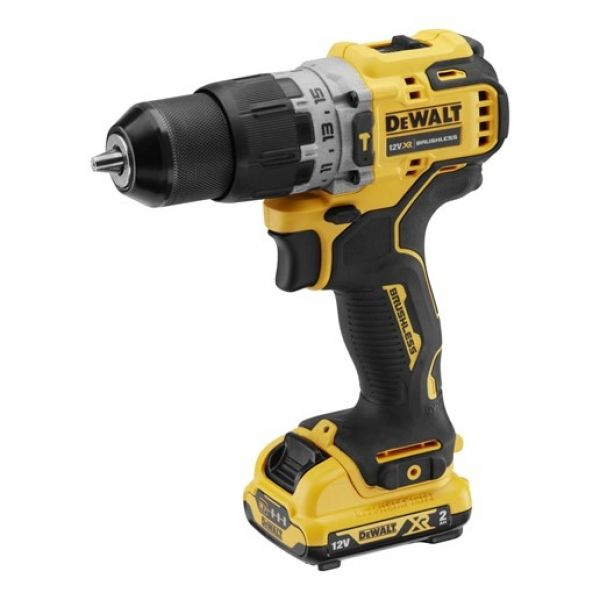 DEWALT DCD706D2-QW - Pistol grip drill - Keyless - Brushless - 1 cm - 1500 RPM - 2 cm
