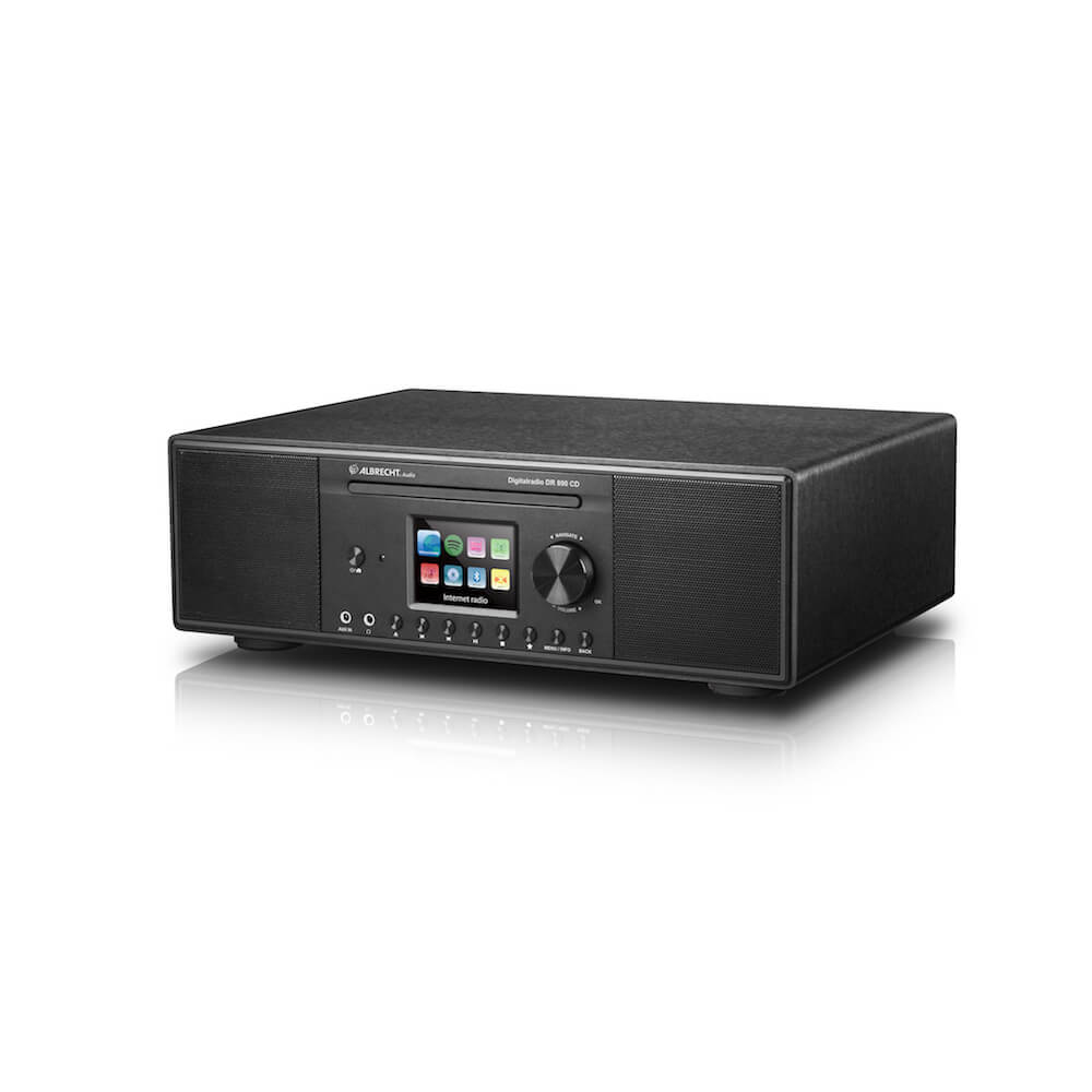 Albrecht DR 890 CD - Analog & Digital - DAB+,FM - Player - 30 W - AAC,AAC+,FLAC,MP3,WAV,WMA - LCD