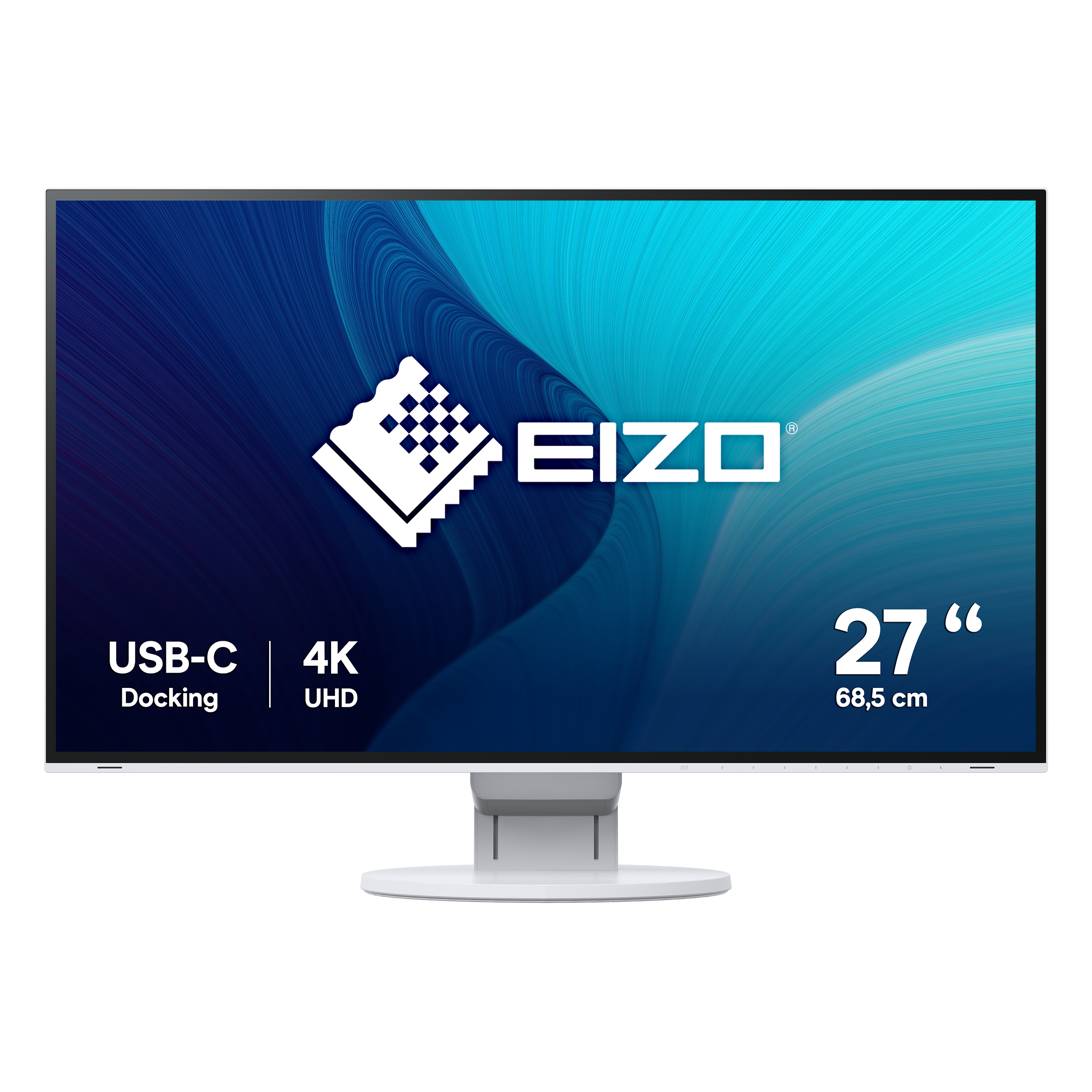 EIZO FlexScan EV2785-WT - 68,6 cm (27") - 3840 x 2160 pixels - 4K Ultra HD - LED - 14 ms - Blanc