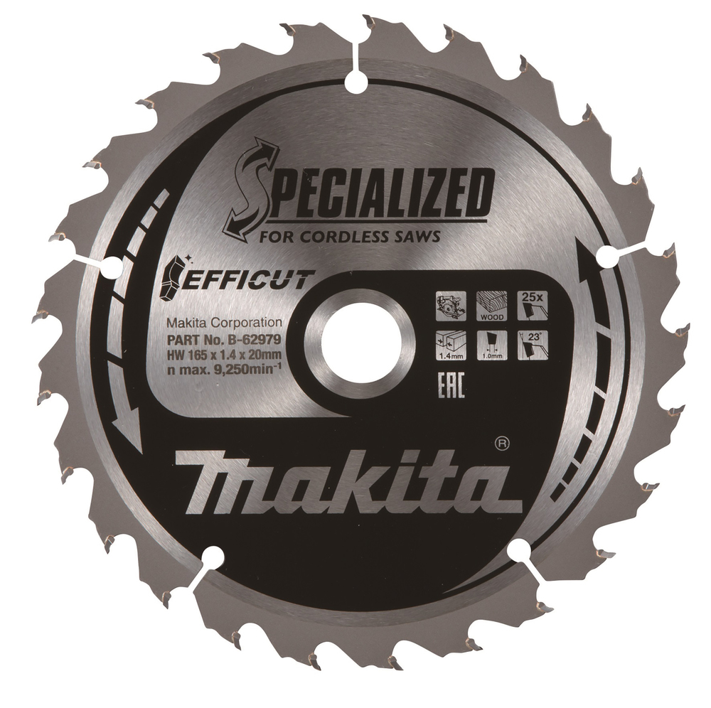 Makita Efficut Lame de scie 185mm