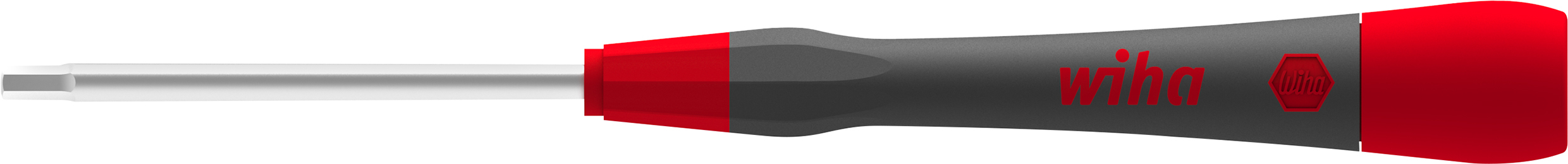 Wiha 42421 Tournevis, 13,4 cm, gris/rouge, 12,5 g
