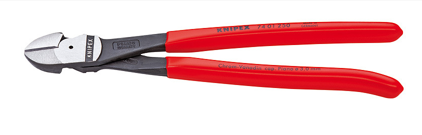 KNIPEX 74 01 250 - Pince coupante diagonale 250 mm 391 g