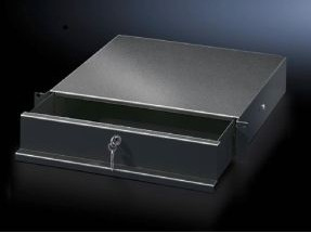 Rittal DK Tiroir 2 HU pour un niveau de montage de 482,6 mm 19" profondeur d'installation 427 mm RAL 9005