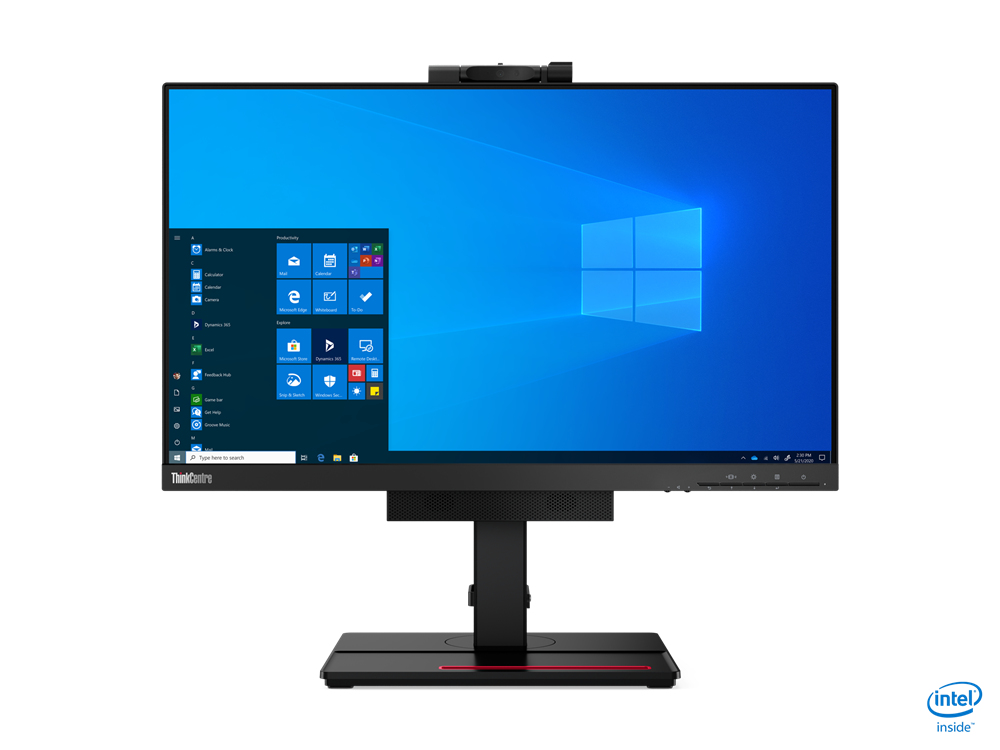 ThinkCentre TIO24Gen4Touch - LED-Monitor - 60.47 cm (23.8") (23.8" sichtbar) - Touchscreen - 1920 x 1080 Full HD (1080p) - 250 cd/m? - 1000:1 - 4 ms - DisplayPort - Lautsprecher - Svart - 11GCPAT1EU