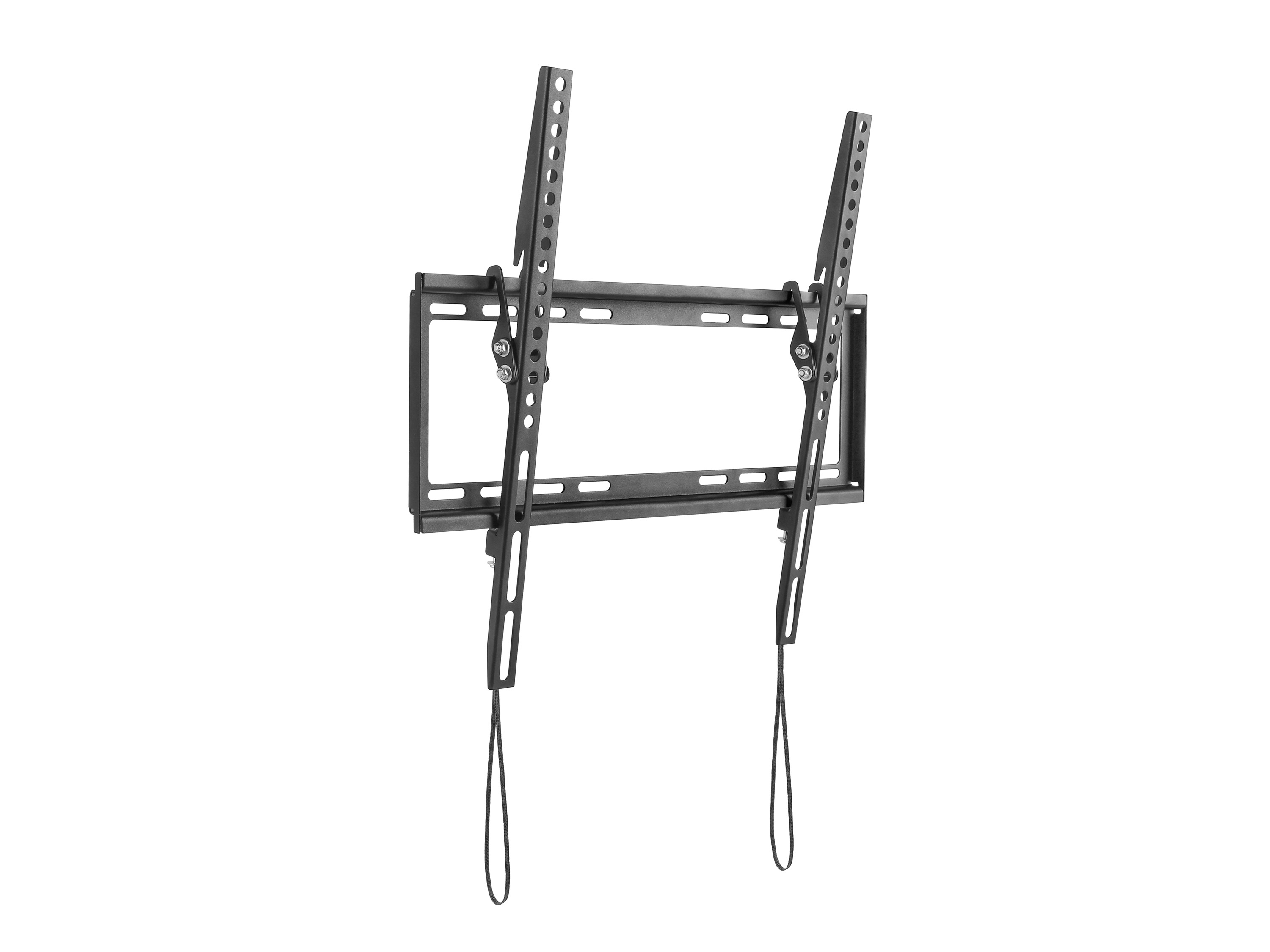 Equip 32"-55" Economy Slim Tilt TV Wall Mount Bracket - 139.7 cm (55") - 200 x 200 mm - 600 x 400 mm - 0 - 8° - Plastic - Steel - Black