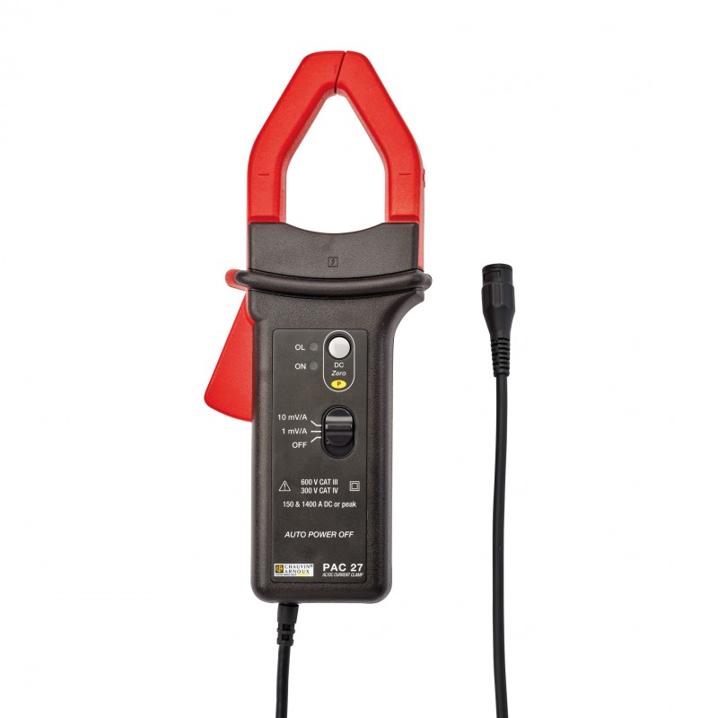 Chauvin Arnoux PAC 27 - CAT III 600V,CAT IV 300V - Alkaline - Black - Red