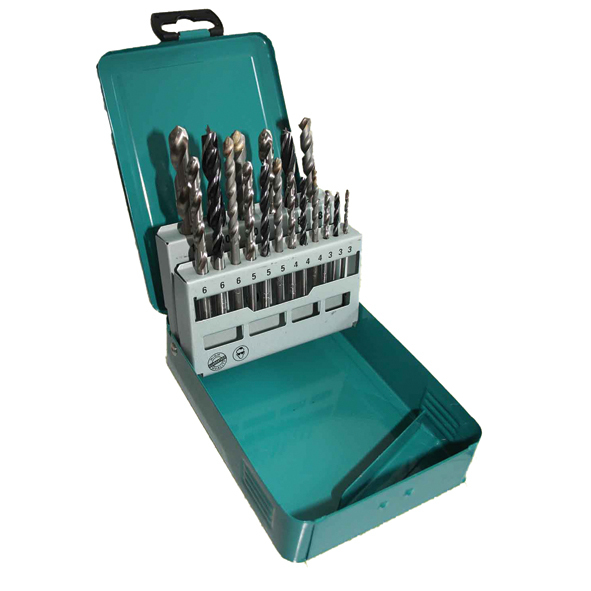 Makita D-46202 Jeu de forets Métal Bois 3-10mm 18 pièces