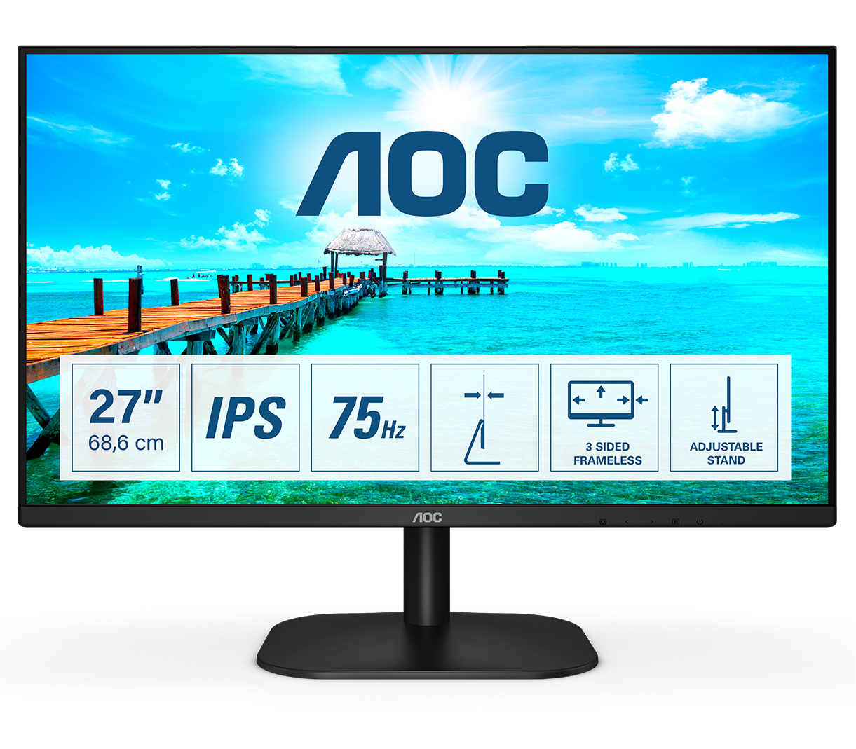 AOC B2 27B2DA Ecran LED Full HD 27"