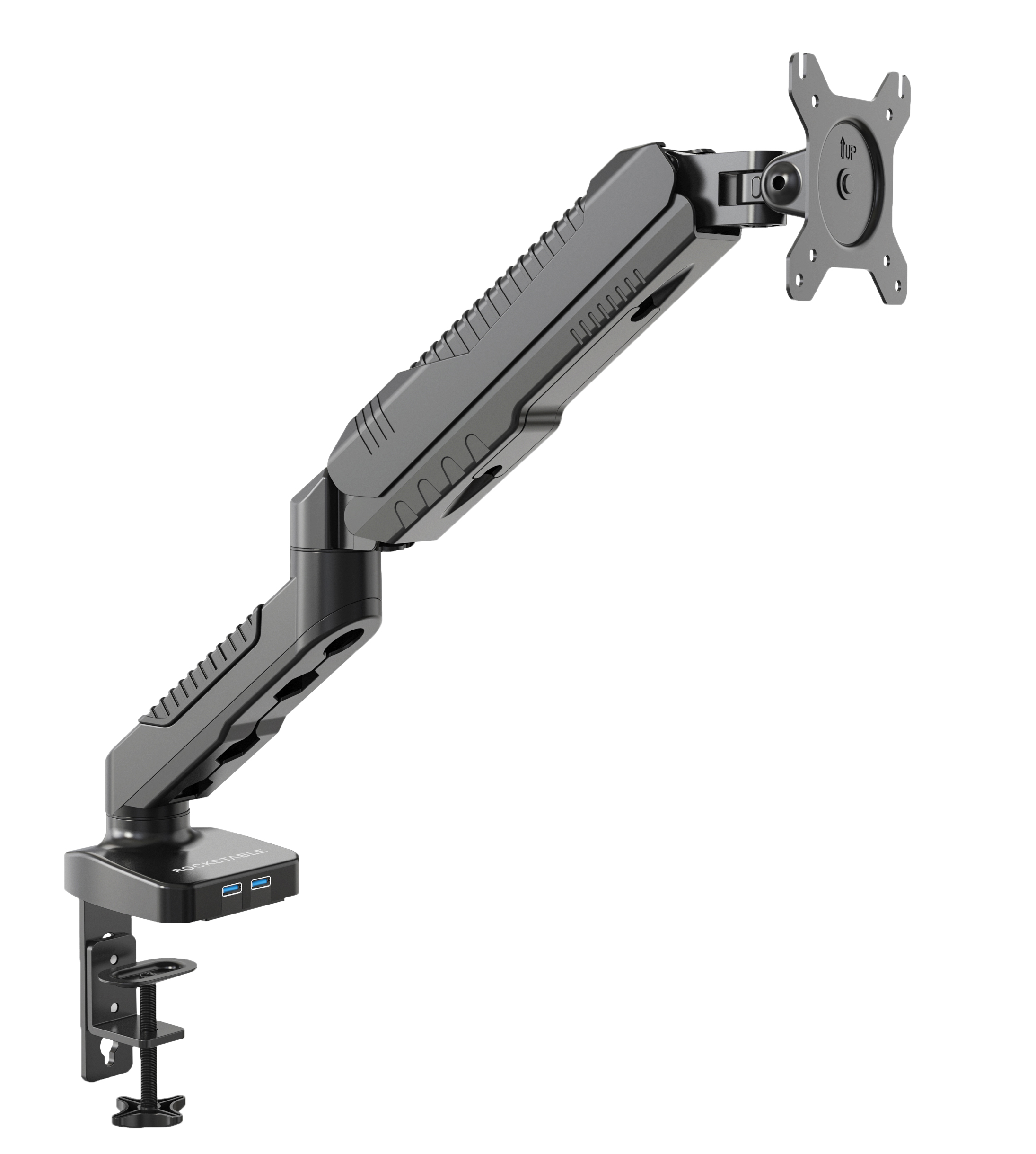 Rockstable RS-MM006 Advanced Single Monitor Mount Clamp/Bolt Noir