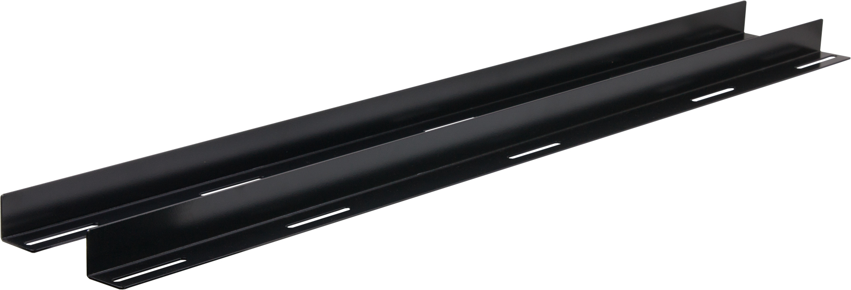 Rockstable 19" L-Support Rail 1200mm Profondeur Acier Noir