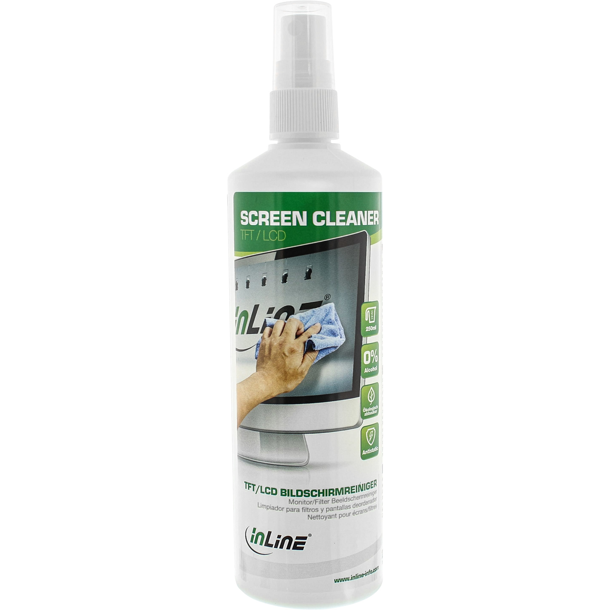 InLine - Spray nettoyant pour écran