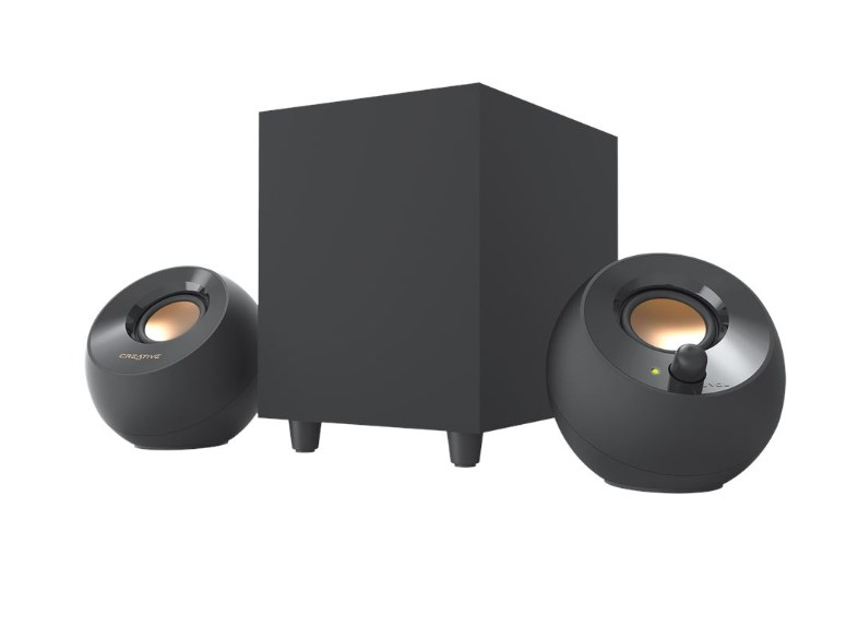 Creative Labs - Creative Pebble Plus - 2.1 canaux - 8 W - Maison - Noir - 75 dB - 122 mm
