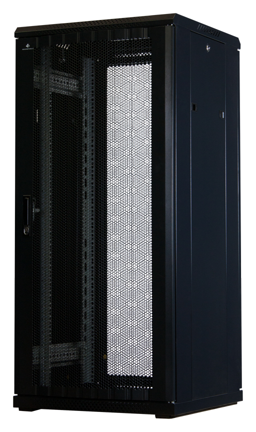 Rockstable 27U 19" Armoire de serveur Porte Maillée Autoportante