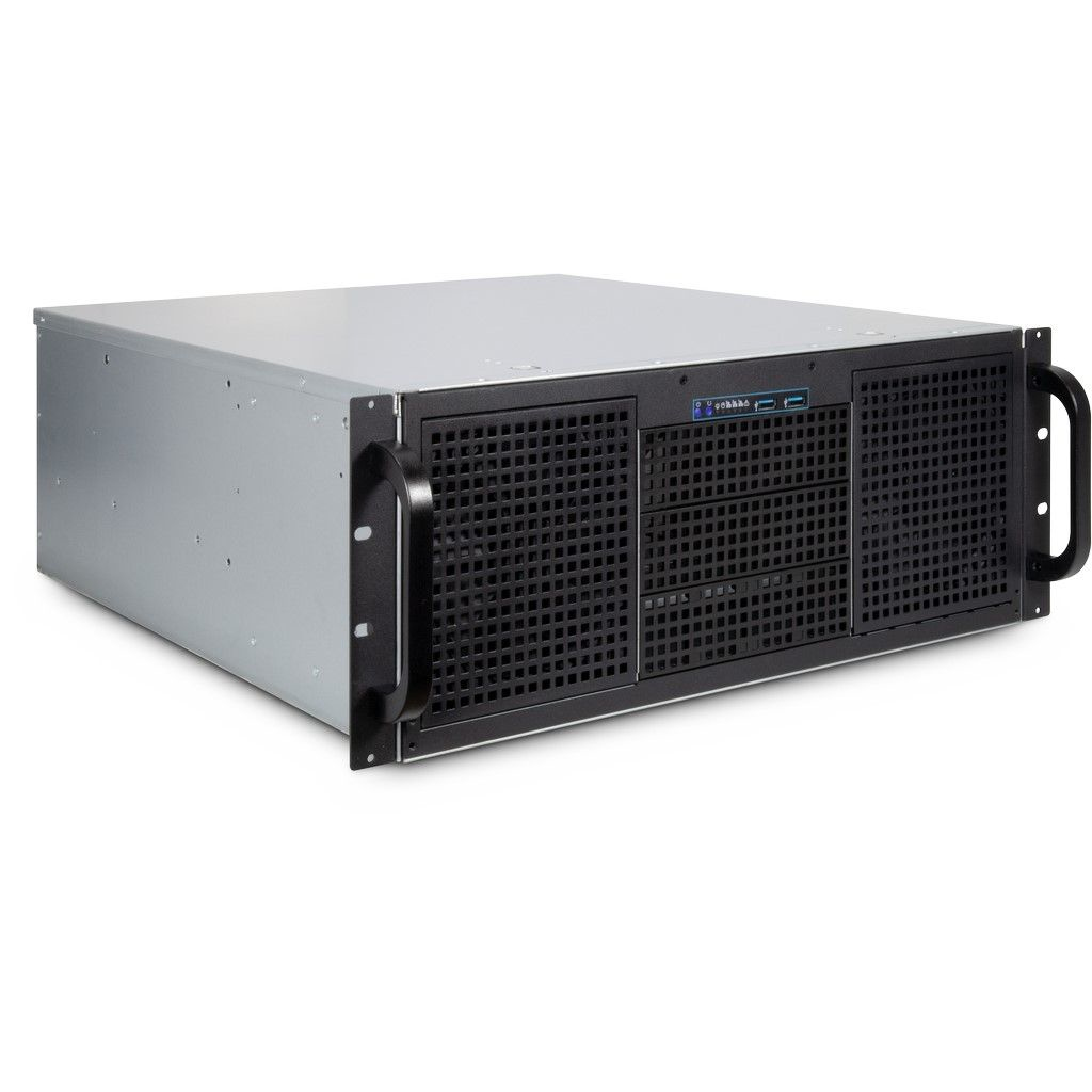Inter-Tech 4U 40248 Rack serveur pour ATX/uATX/Mini-ITX/SSI CEB