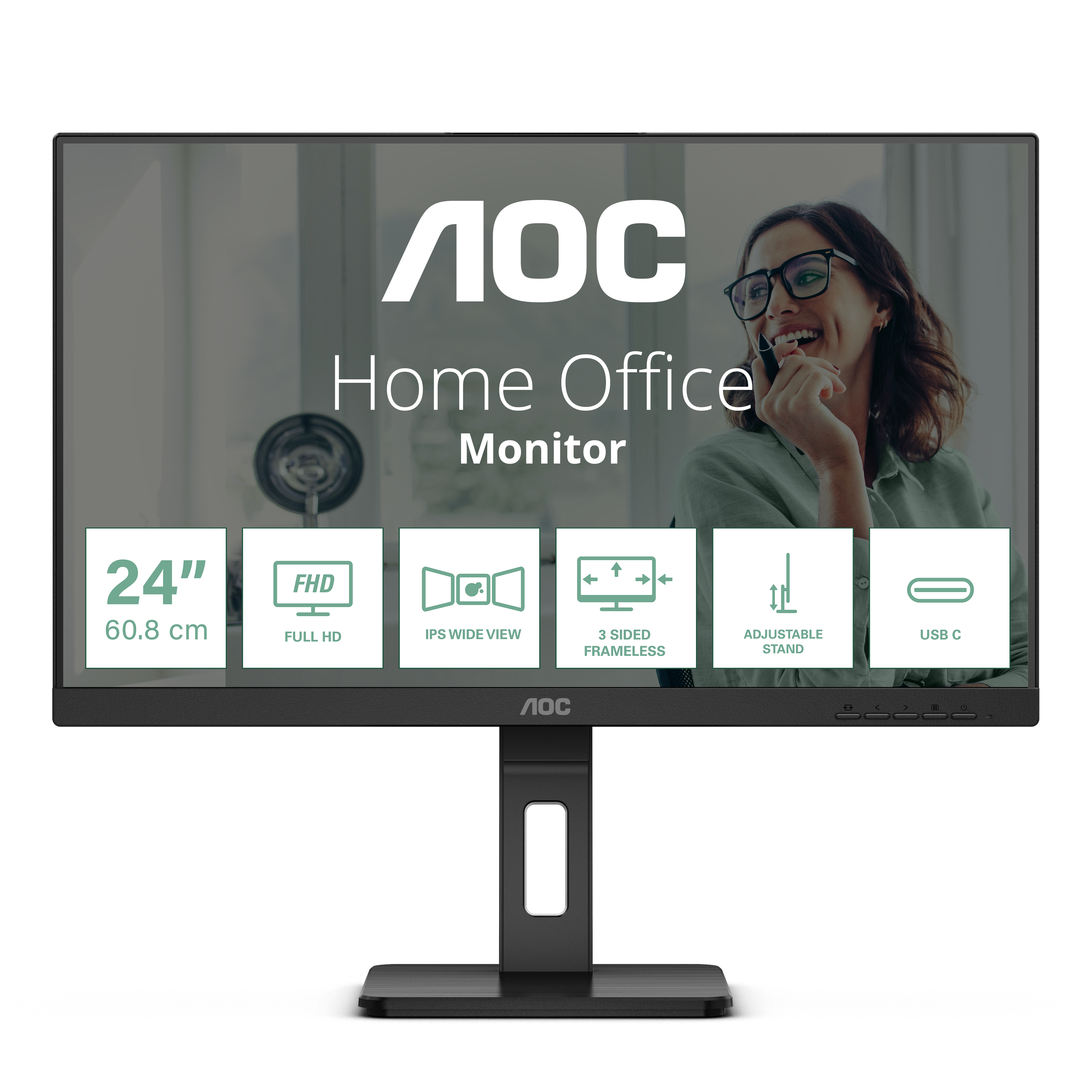 AOC 24P3CV 23.8" IPS FHD screen - 24P3CV