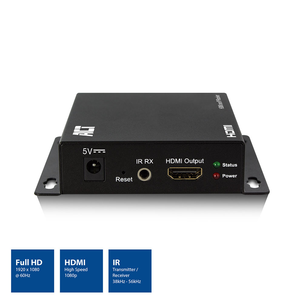 ACT AC7851 HDMI to IP receiver, 1080p, 100m range, HDCP - AC7851