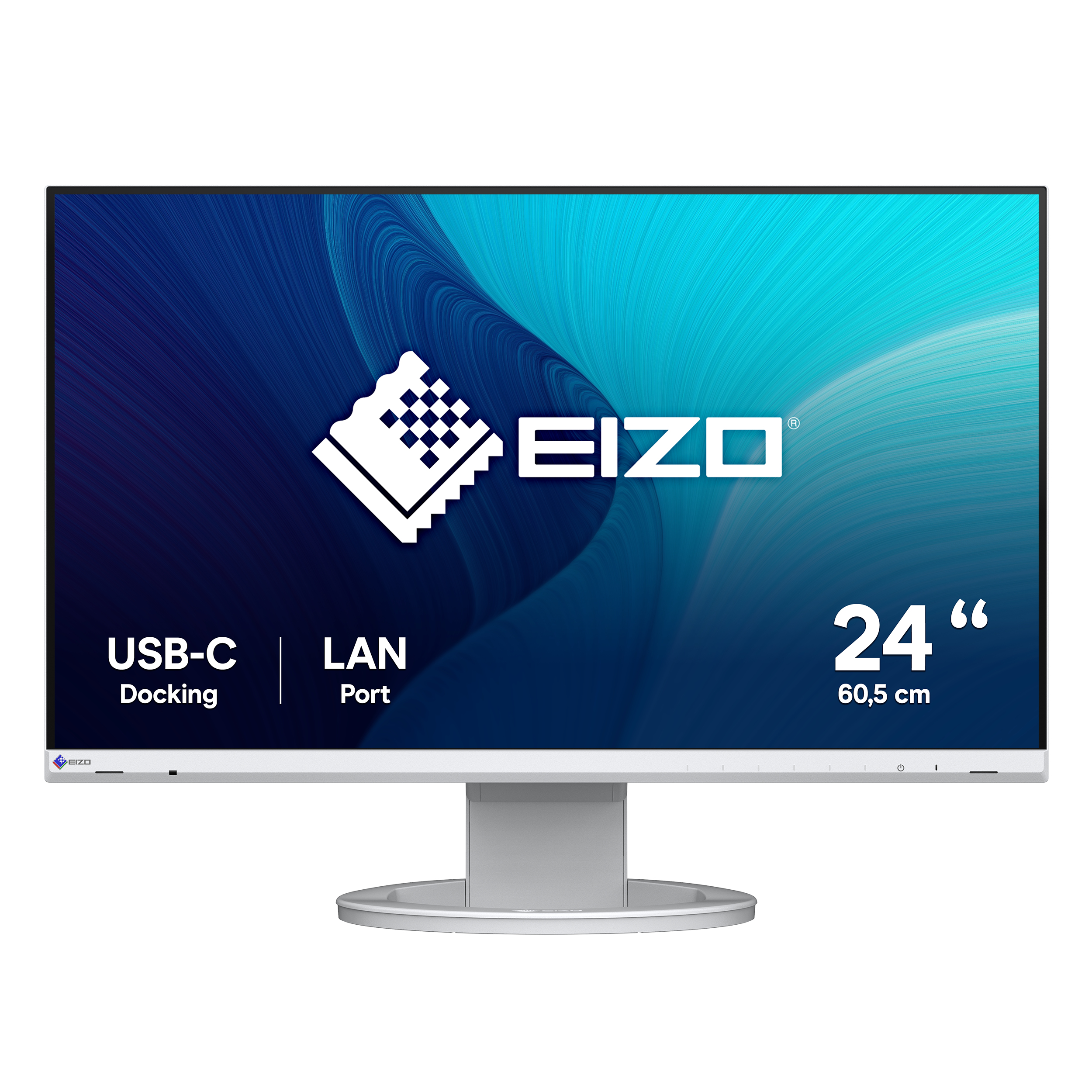 EIZO FlexScan EV2490-WT - 60,5 cm (23,8") - 1920 x 1080 pixels - Full HD - LED - 5 ms - Blanc