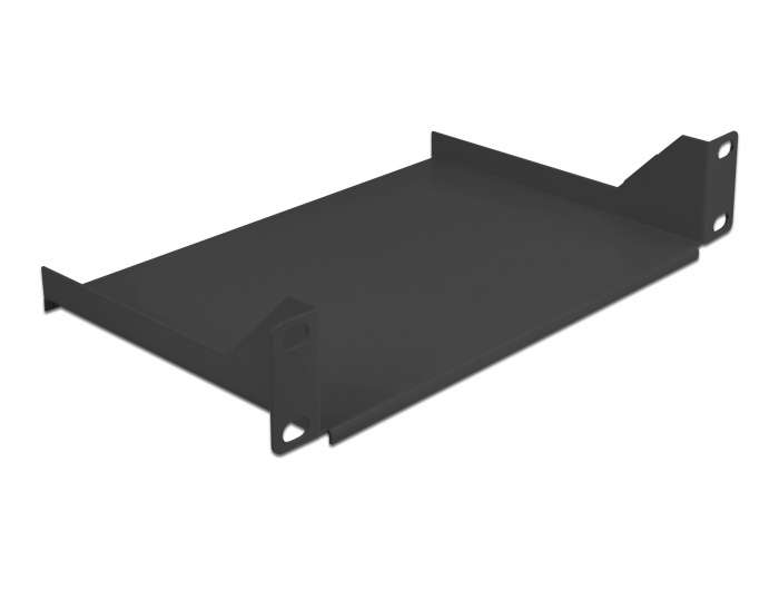 Delock 66853 - Étagère rack - Noir - Acier - 10 kg - 1U - Chine