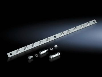 Rail de blindage CEM Rittal L375mm 75mm² 10 connexions