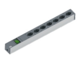 Bachmann 19" IT Basic - Basic - 7 prises AC - Type J - 2 m