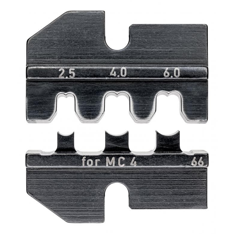 KNIPEX 97 49 66 Insert de sertissage pour connecteurs solaires MC4 2,5-6 mm²