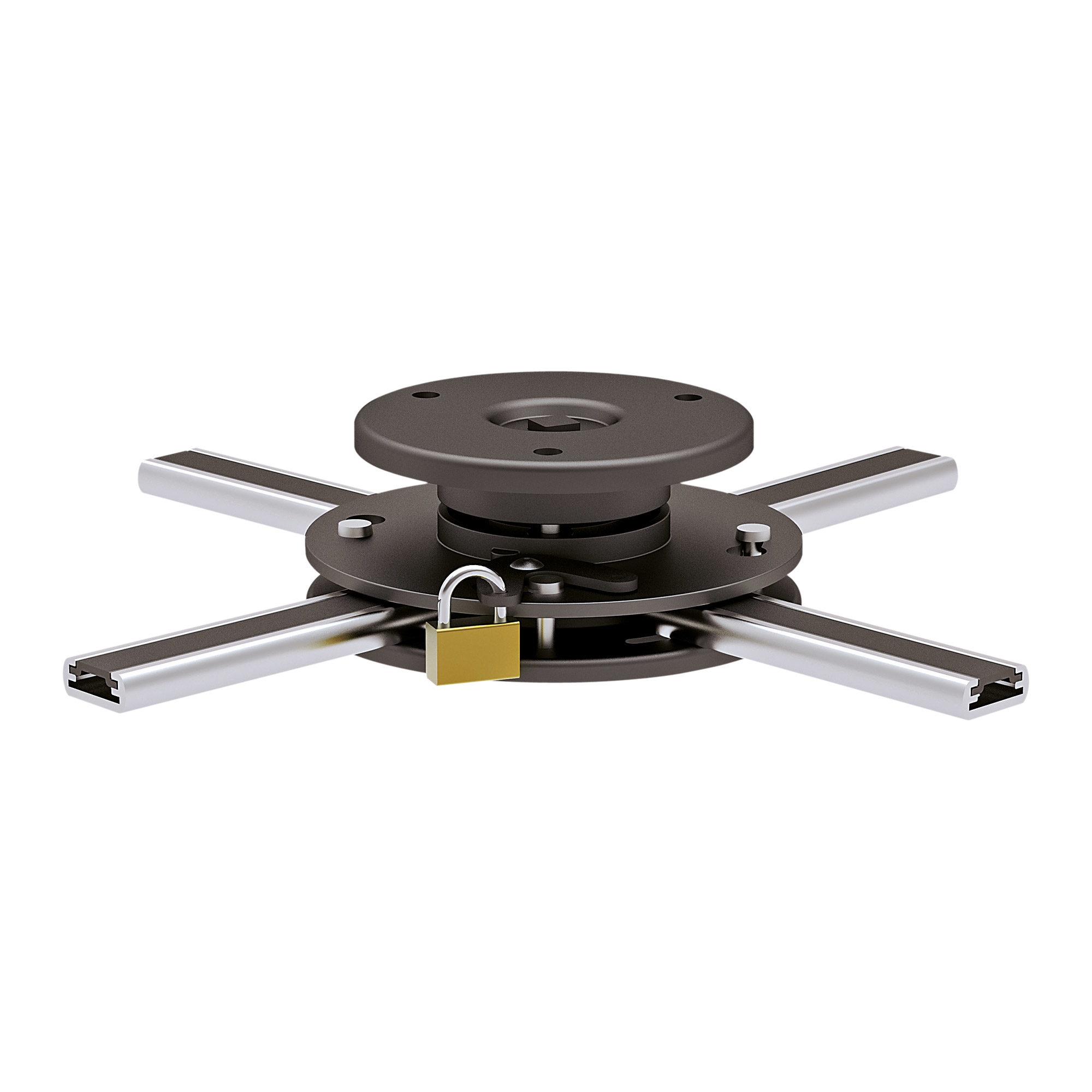 Support de plafond InLine 23138A 20 kg réglable à 360°