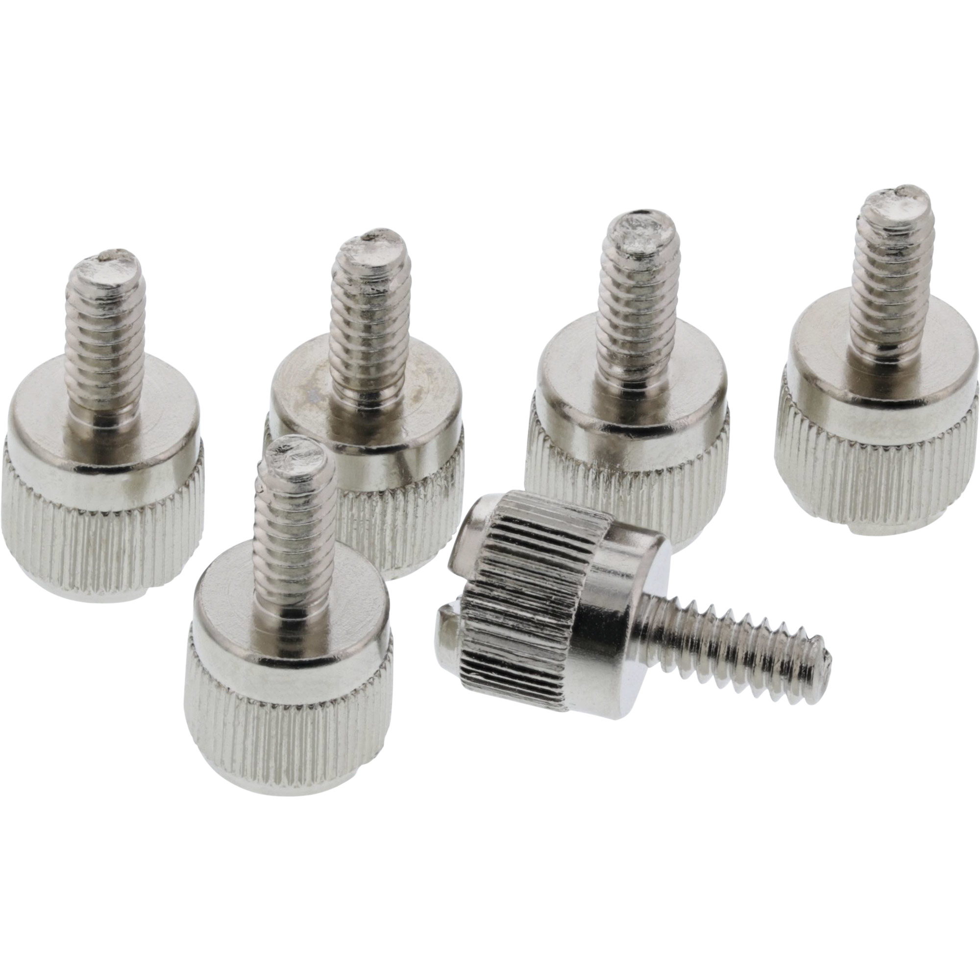 Vis à oreilles pour boîtier InLine, 6 pièces, argent