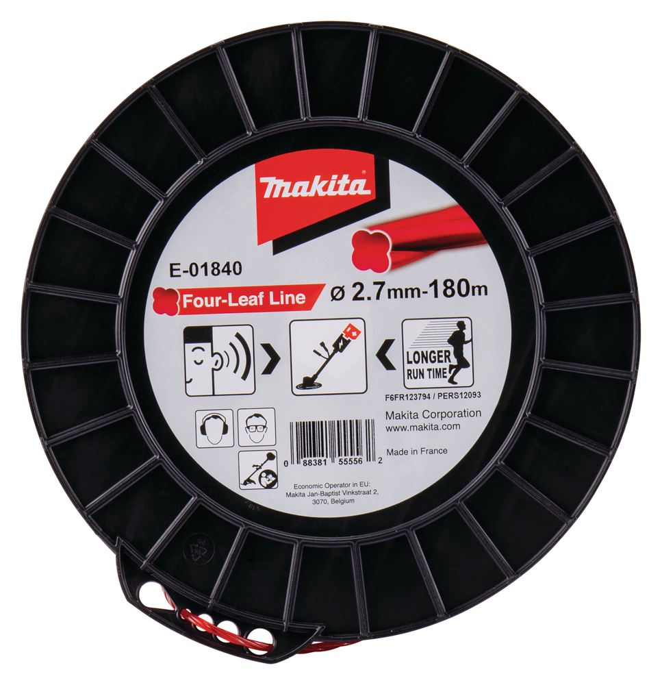 Makita E-01840 Fil de coupe rouge 180m