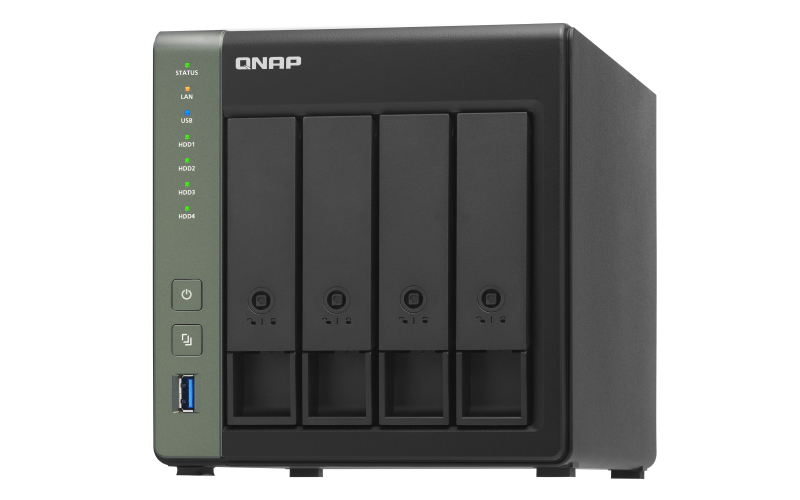 QNAP TS-431X3-4G - Tour - 4 baies - 2,5"/3,5" SATA 6 Gbit/s