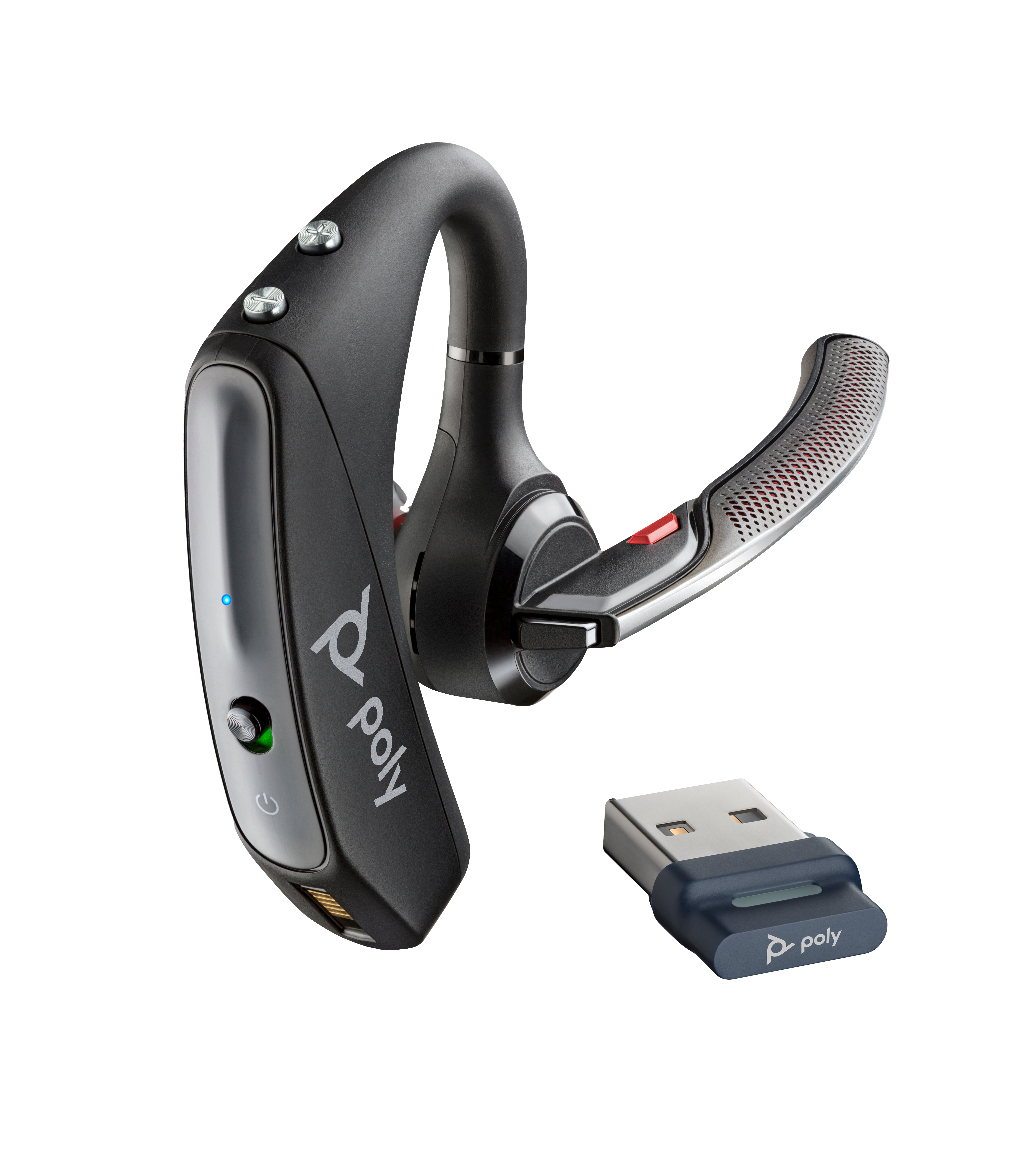 Poly Voyager 5200 - Wireless - Car/Home office - Headset - Black - 206110-102