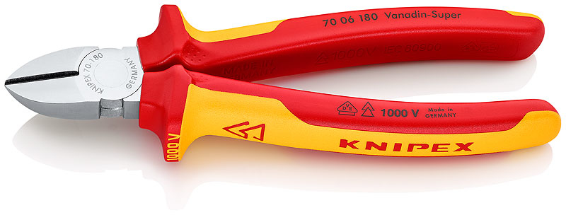KNIPEX Pince coupante diagonale 180 mm VDE
