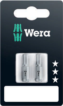 Wera 840/1 Z Hex-Plus - 2 pièces - Hexagonal (métrique) - 6 mm - 25 mm - 60 mm - 10 mm