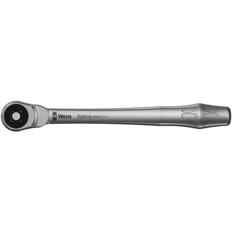 Wera 8003 C - Jeu de clés à douille - 1 pièce(s) - Chromé - Manche à cliquet - 1 pièce(s) - 1/2"